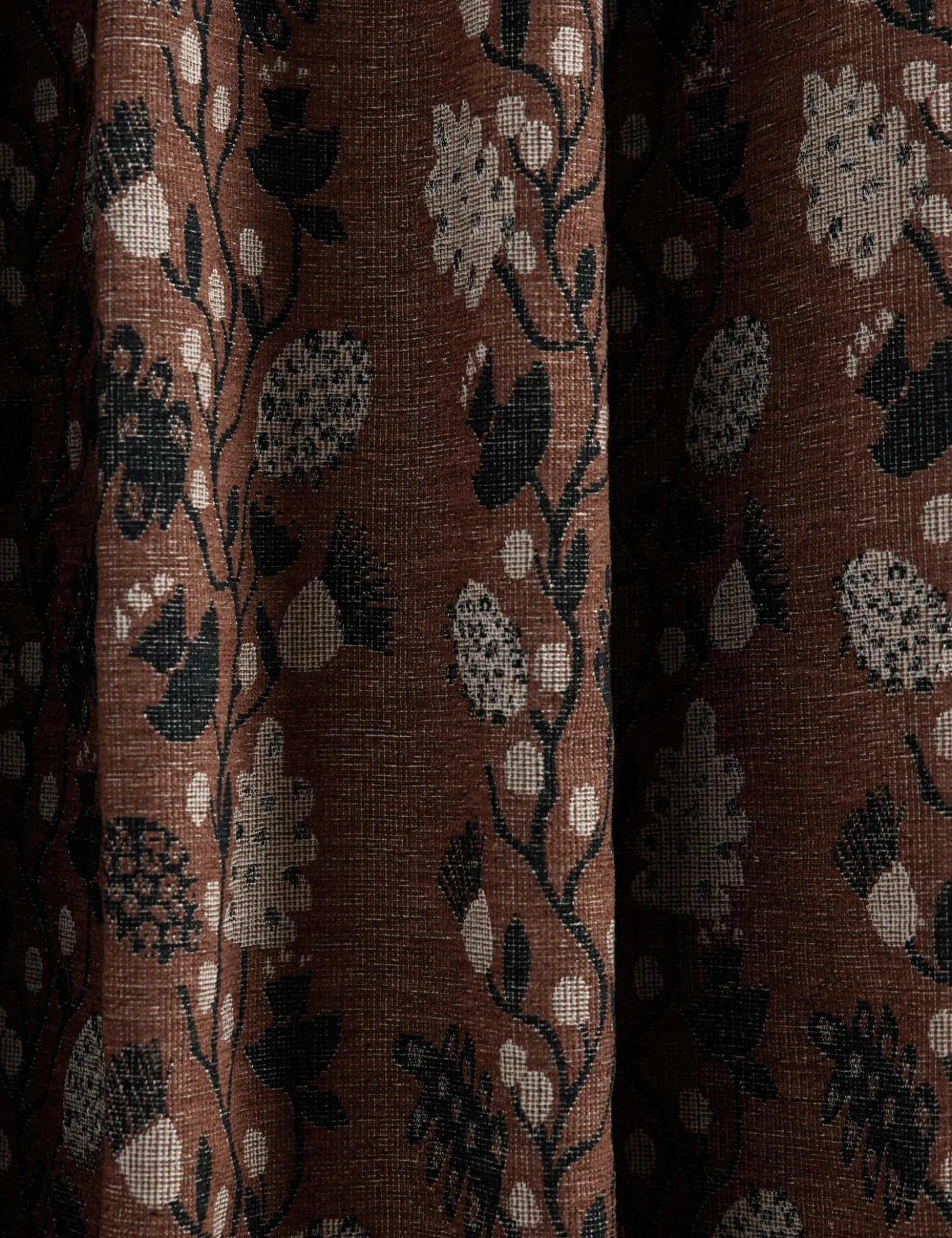 Vini Botanical Jacquard Curtain Panel by Sarah Sherman Samuel