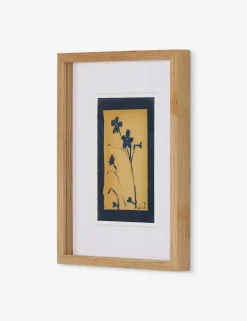 Vintage Blue Daisy Wall Art by Shaina Page