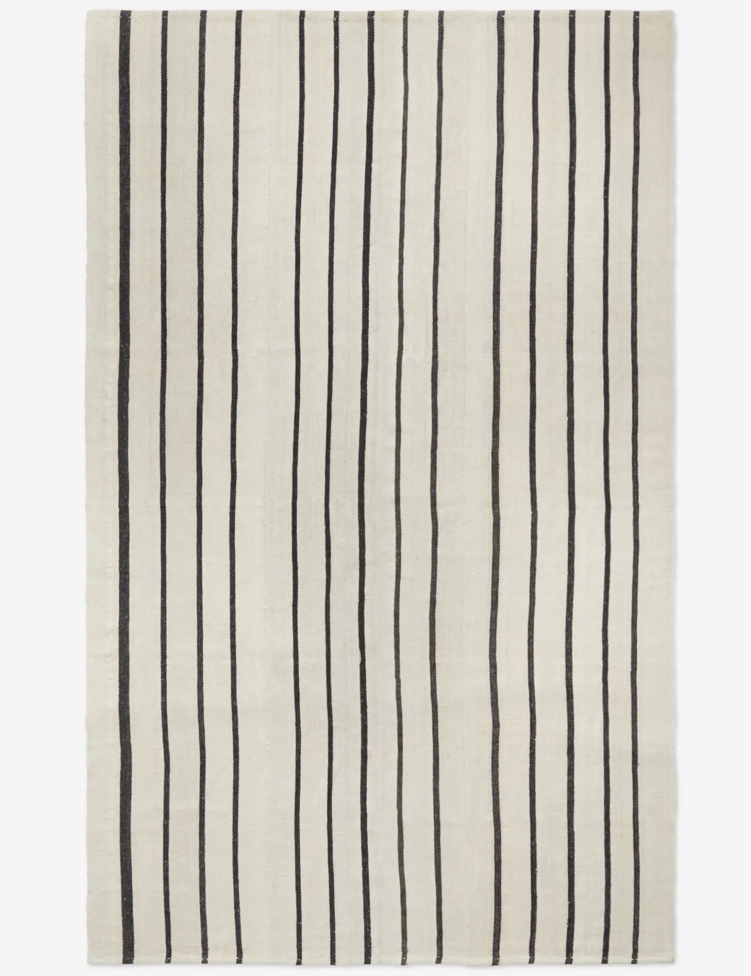 Vintage Kilim Flatweave Wool Rug No. 38, 6'3" x 10'12"