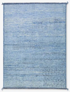 Vintage Moroccan Hand-Knotted Wool Rug No. 477, 5' x 6' 9"