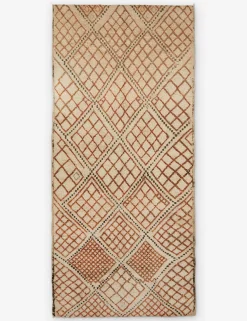 Vintage Moroccan Hand-Knotted Wool Rug No. 26, 6' x 13'3"