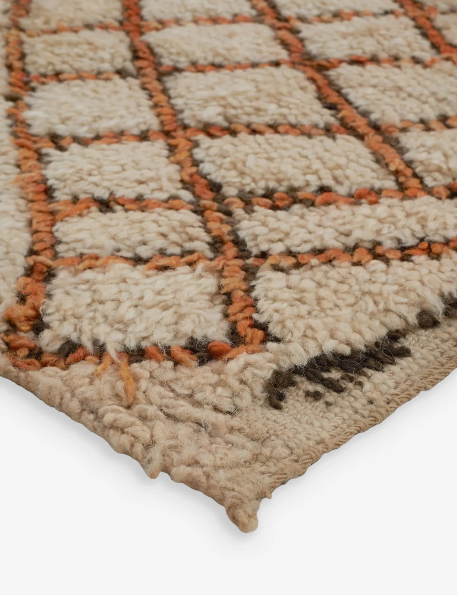 Vintage Moroccan Hand-Knotted Wool Rug No. 26, 6' x 13'3"