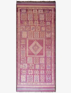 Vintage Moroccan Hand-Knotted Wool Rug No. 62, 5'4" x 11'9"