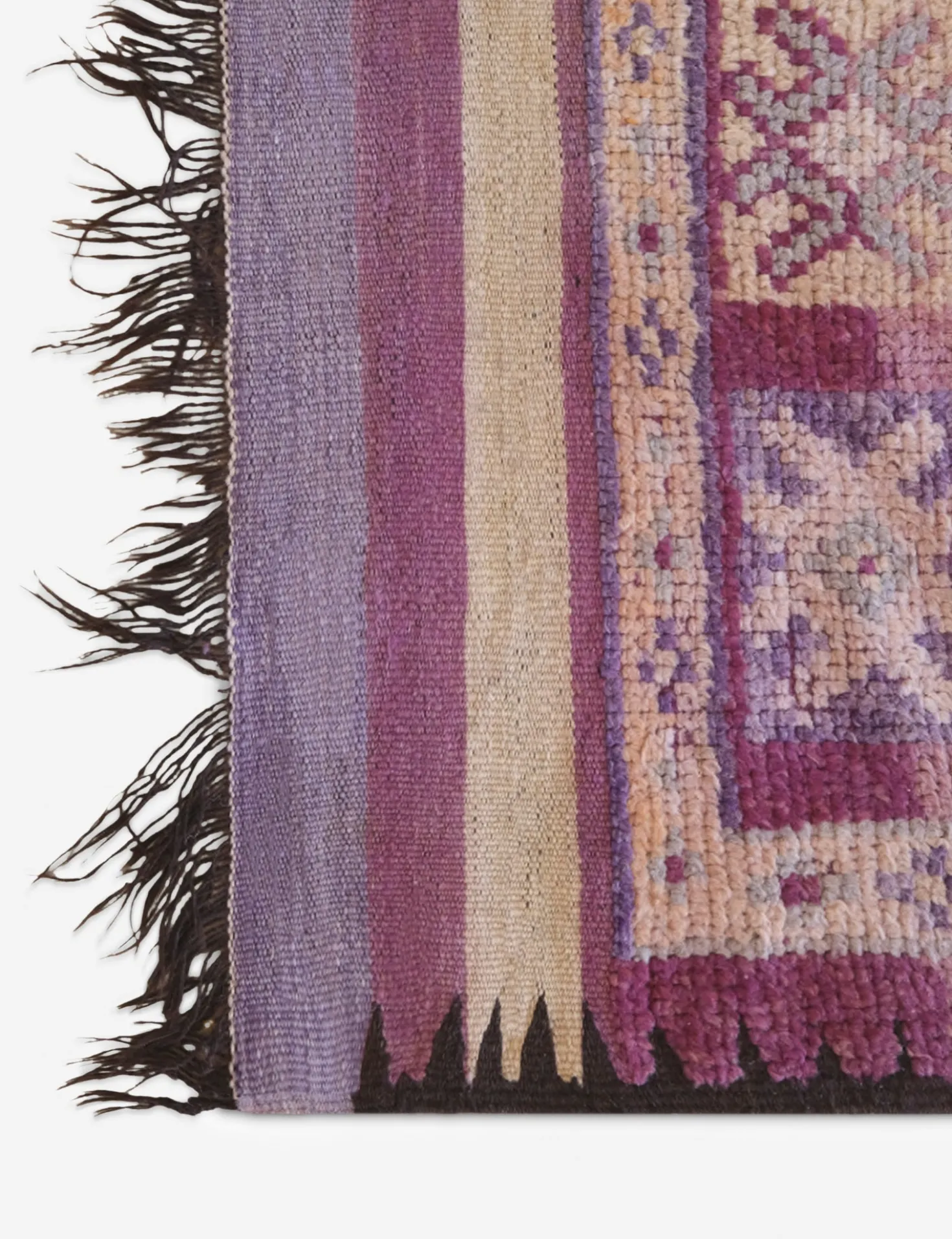 Vintage Moroccan Hand-Knotted Wool Rug No. 62, 5'4" x 11'9"