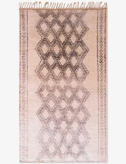 Vintage Moroccan Hand-Knotted Wool Rug No. 53, 6'11 x 11'11"