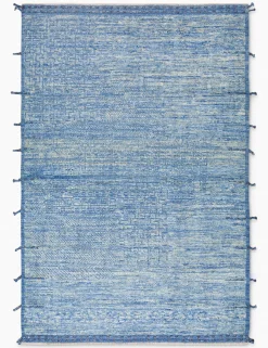 Vintage Moroccan Hand-Knotted Wool Rug No. 475, 5' 6" x 8' 3"