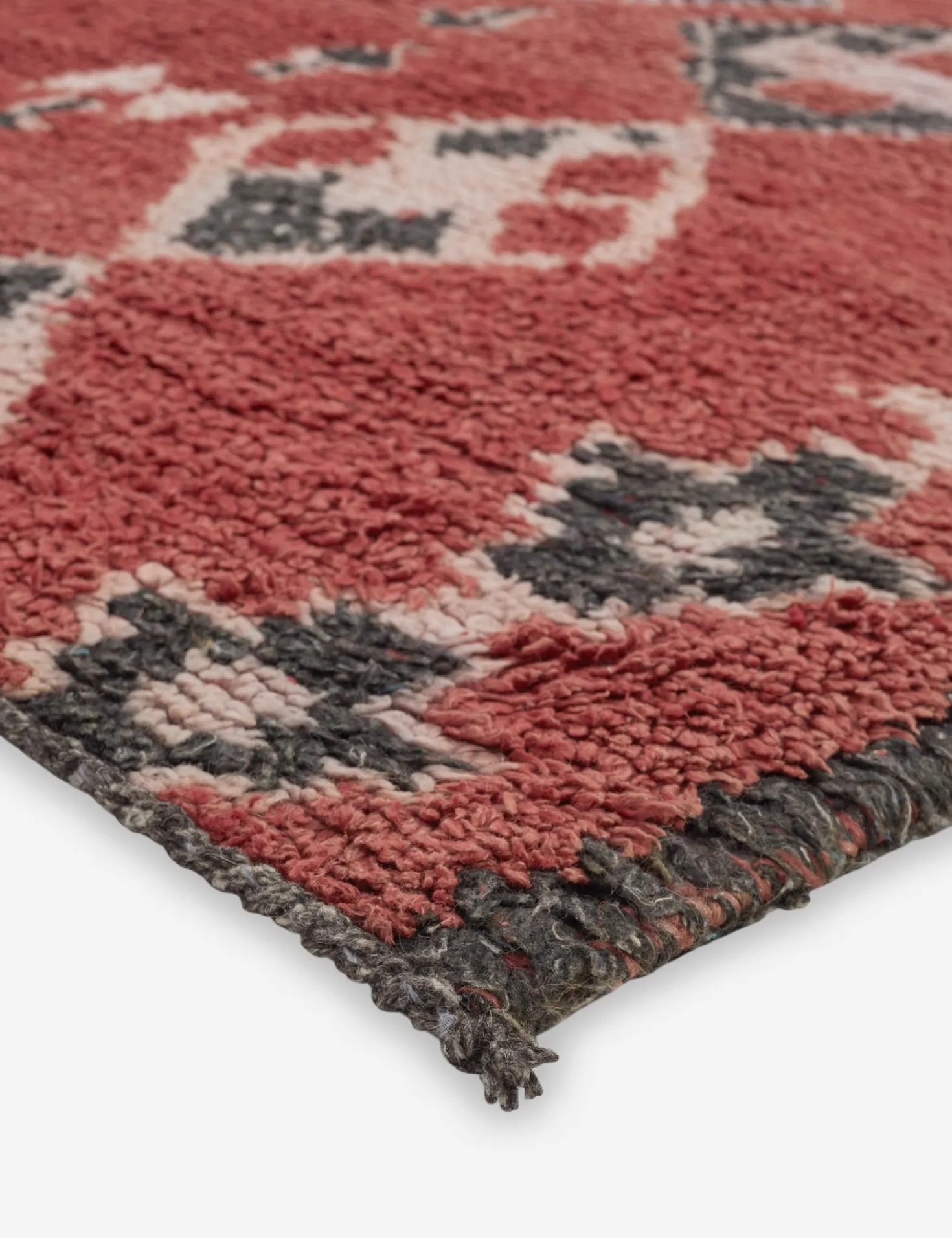Vintage Moroccan Hand-Knotted Wool Rug No. 36, 5'7" x 11'1"