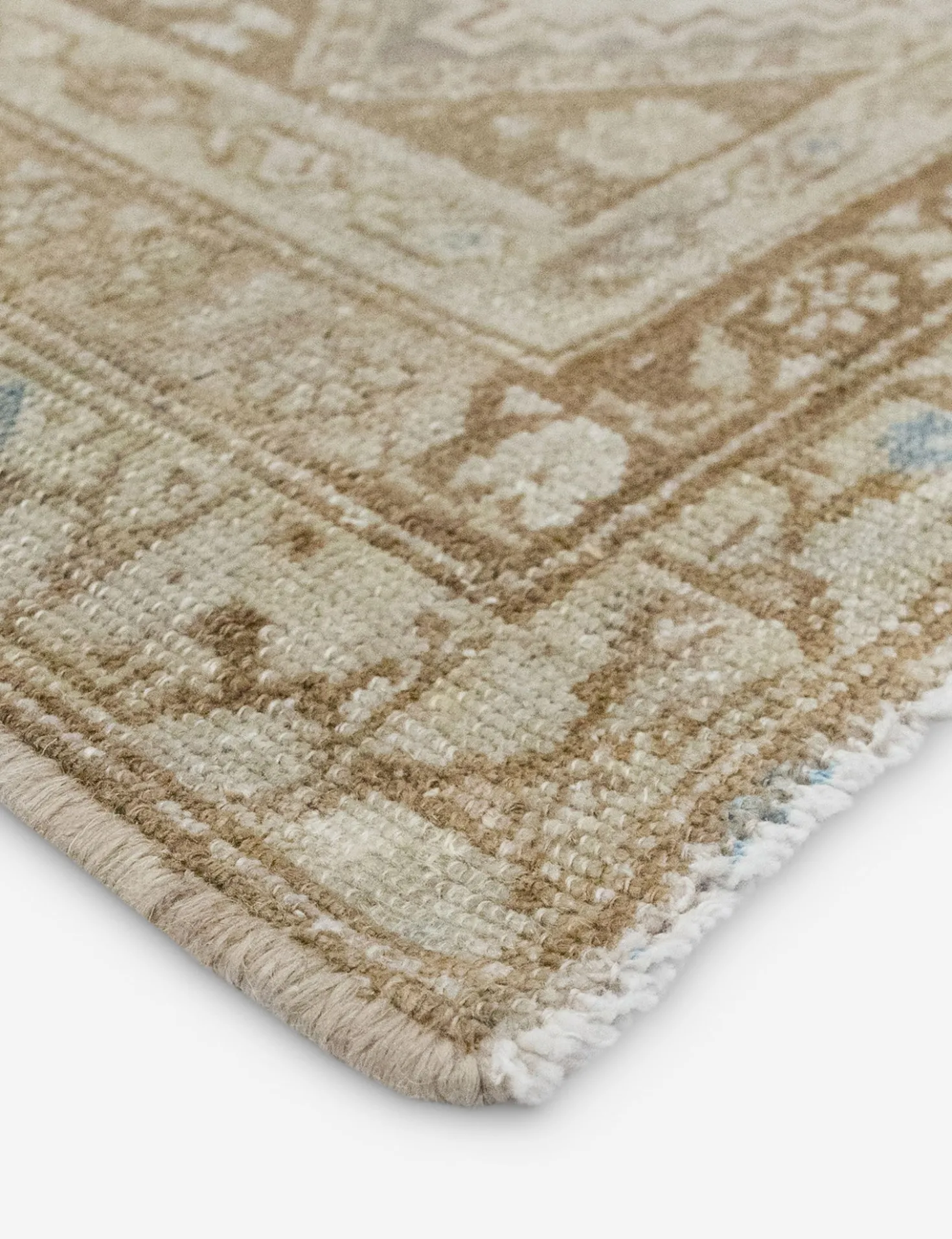 Vintage Turkish Hand-Knotted Wool Rug No. 533, 3'5" x 6'