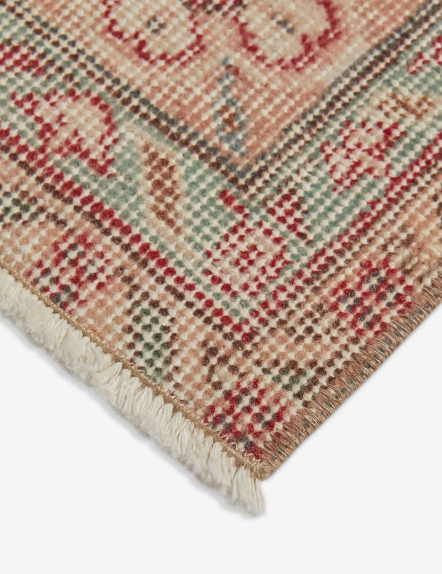 Vintage Turkish Hand-Knotted Wool Rug No. 289, 5'4" x 8'11"