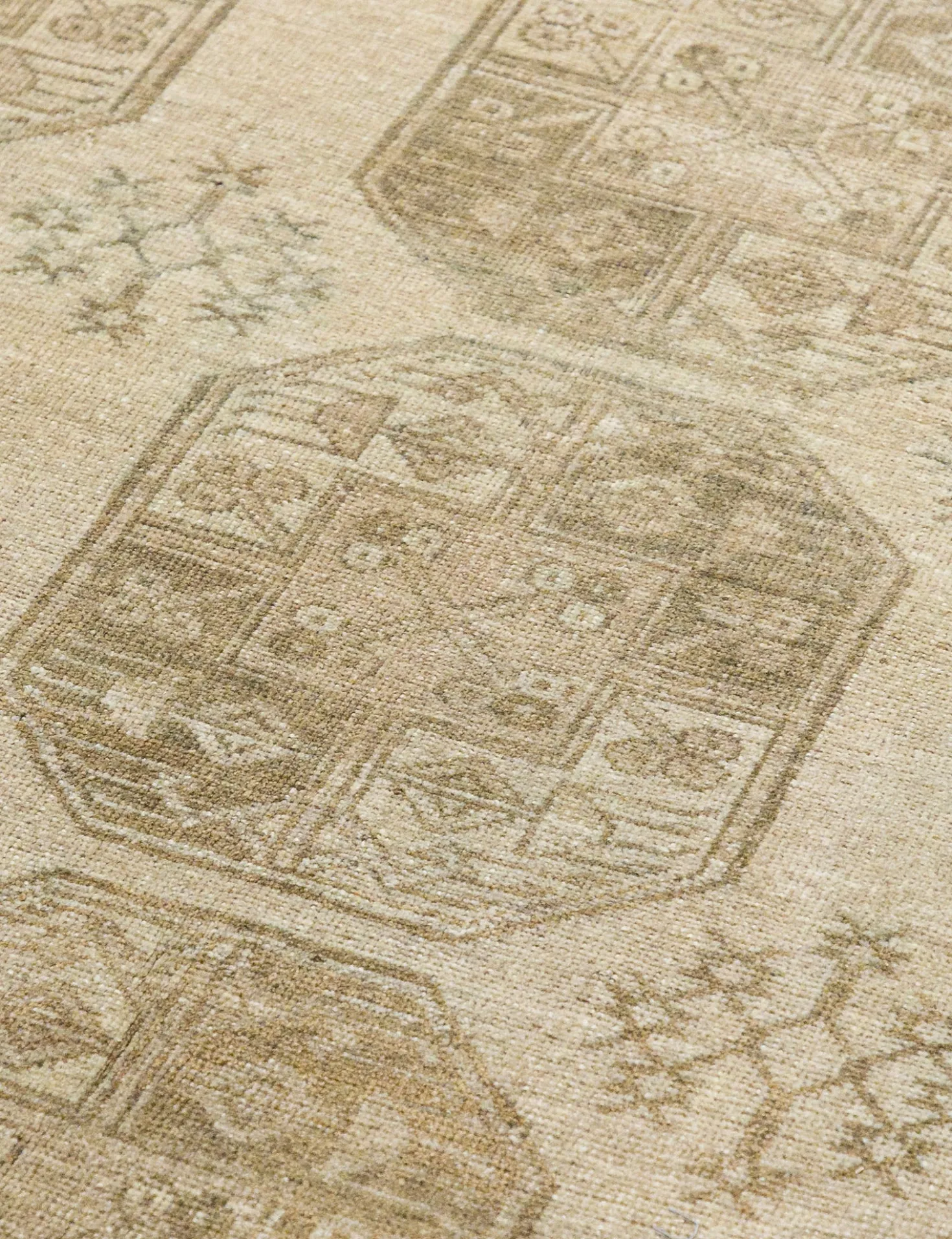Vintage Turkish Hand-Knotted Wool Rug No. 444, 7'5" x 9'10"