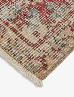 Vintage Turkish Hand-Knotted Wool Rug No. 291, 5'6" x 8'6"