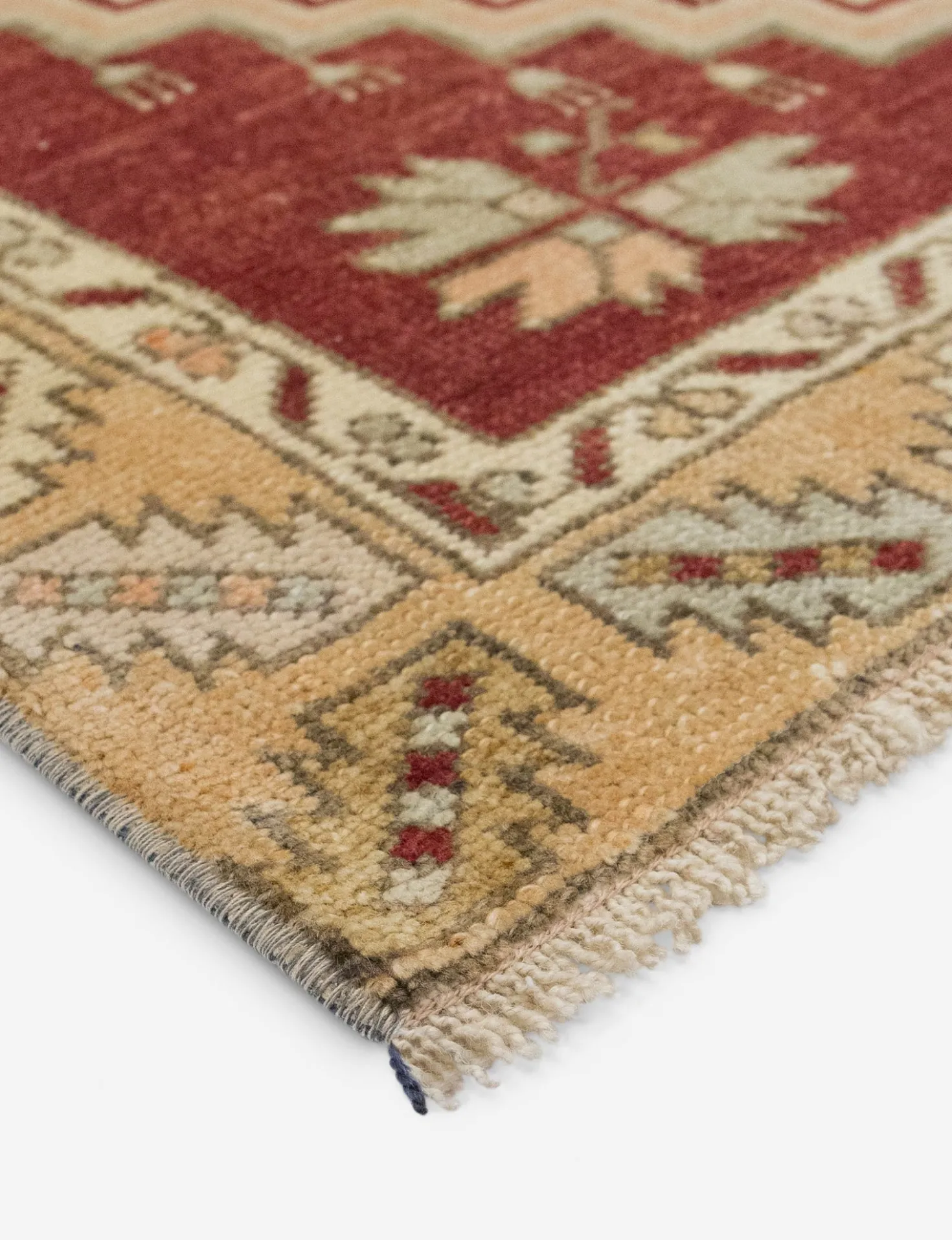 Vintage Turkish Hand-Knotted Wool Rug No. 559, 2'8" x 5'7"