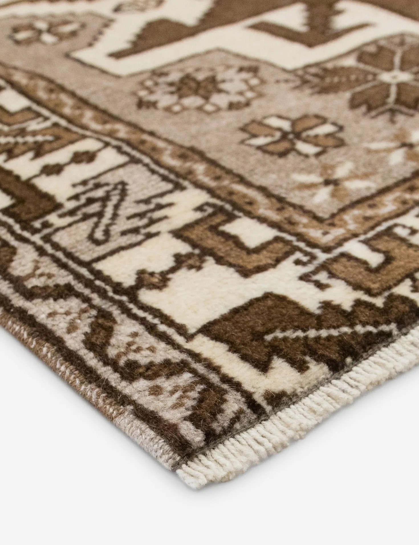 Vintage Turkish Hand-Knotted Wool Rug No. 553, 3'4" x 6'3"
