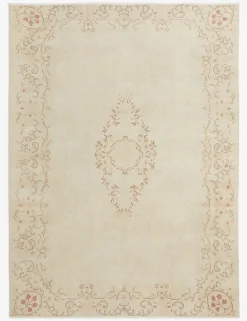Vintage Turkish Hand-Knotted Wool Rug No. 272, 7'10" x 10'10"