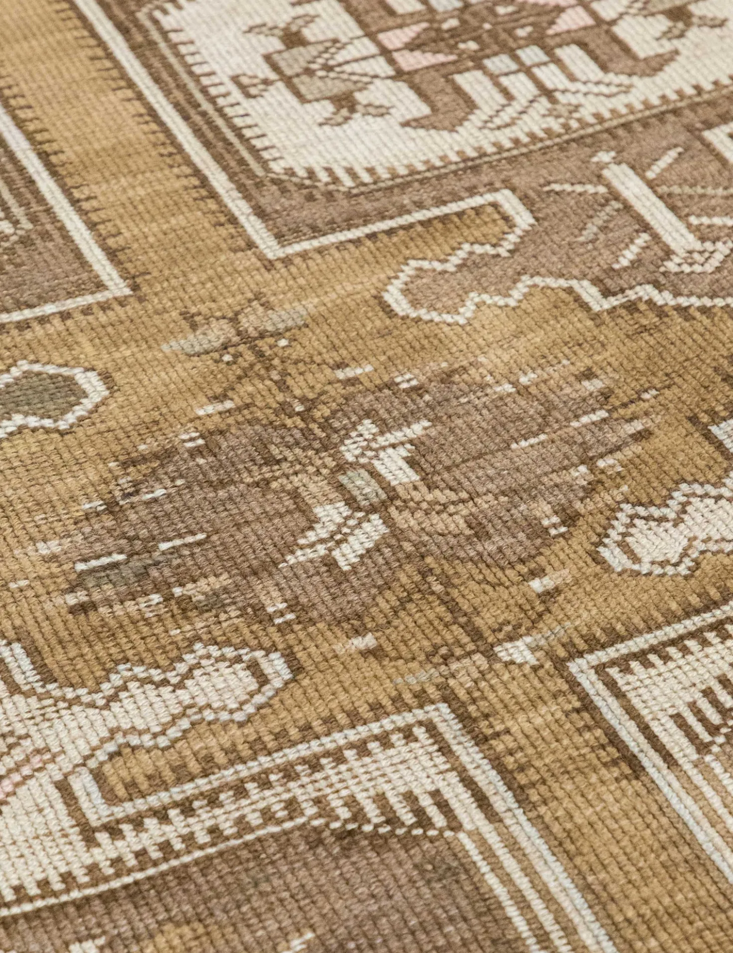 Vintage Turkish Hand-Knotted Wool Runner Rug No. 303, 4'7" x 12'7"