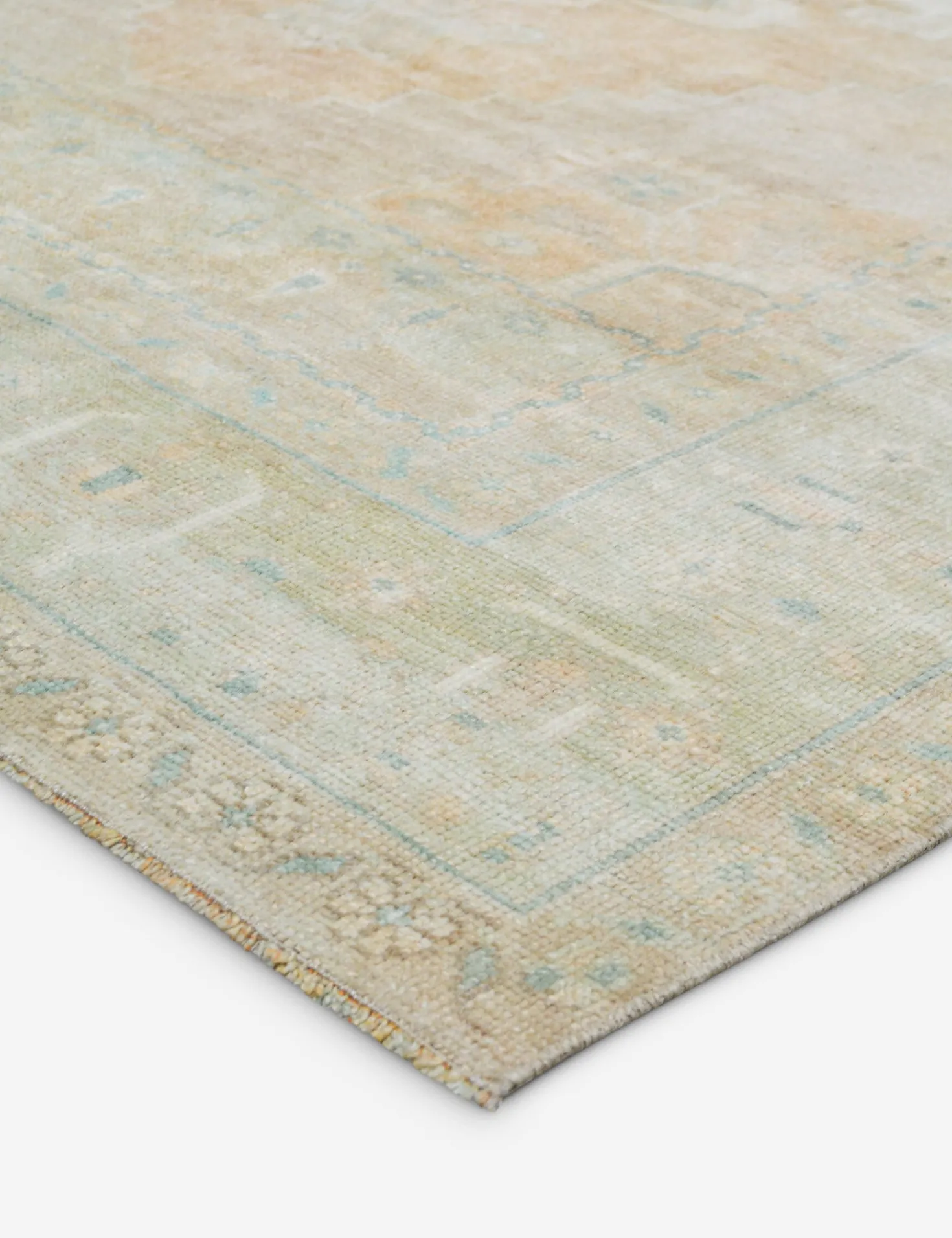 Vintage Turkish Hand-Knotted Wool Rug No. 527, 5' 1" X 8' 2"