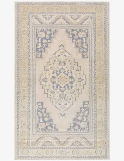 Vintage Turkish Hand-Knotted Wool Rug No. 488, 5' 1" x 8' 2"