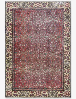 Vintage Turkish Hand-Knotted Wool Rug No. 526, 3' 7" X 5'
