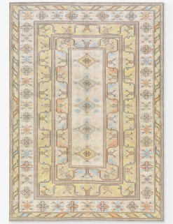 Vintage Turkish Hand-Knotted Wool Rug No. 517, 6' 7" x 9' 4"