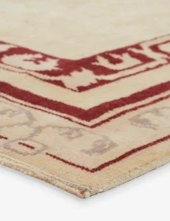 Vintage Turkish Hand-Knotted Wool Rug No. 256, 2'9" x 4'