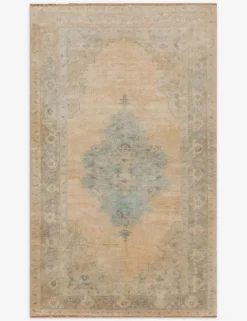 Vintage Turkish Hand-Knotted Wool Rug No. 554, 4'8" x 8'5"