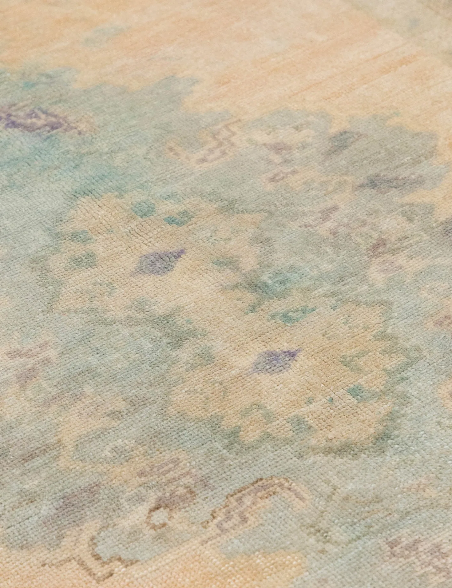 Vintage Turkish Hand-Knotted Wool Rug No. 554, 4'8" x 8'5"