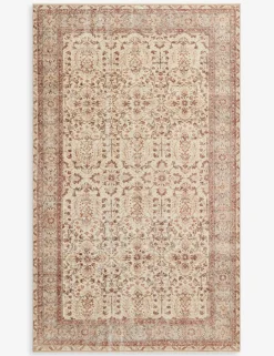Vintage Turkish Hand-Knotted Wool Rug No. 295, 5'4" x 8'12"
