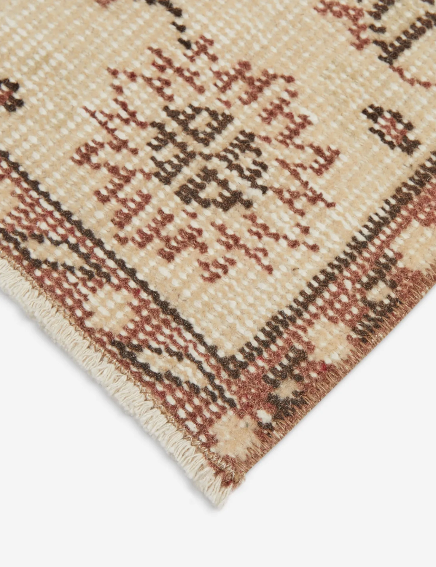Vintage Turkish Hand-Knotted Wool Rug No. 294, 4'10" x 8'11"