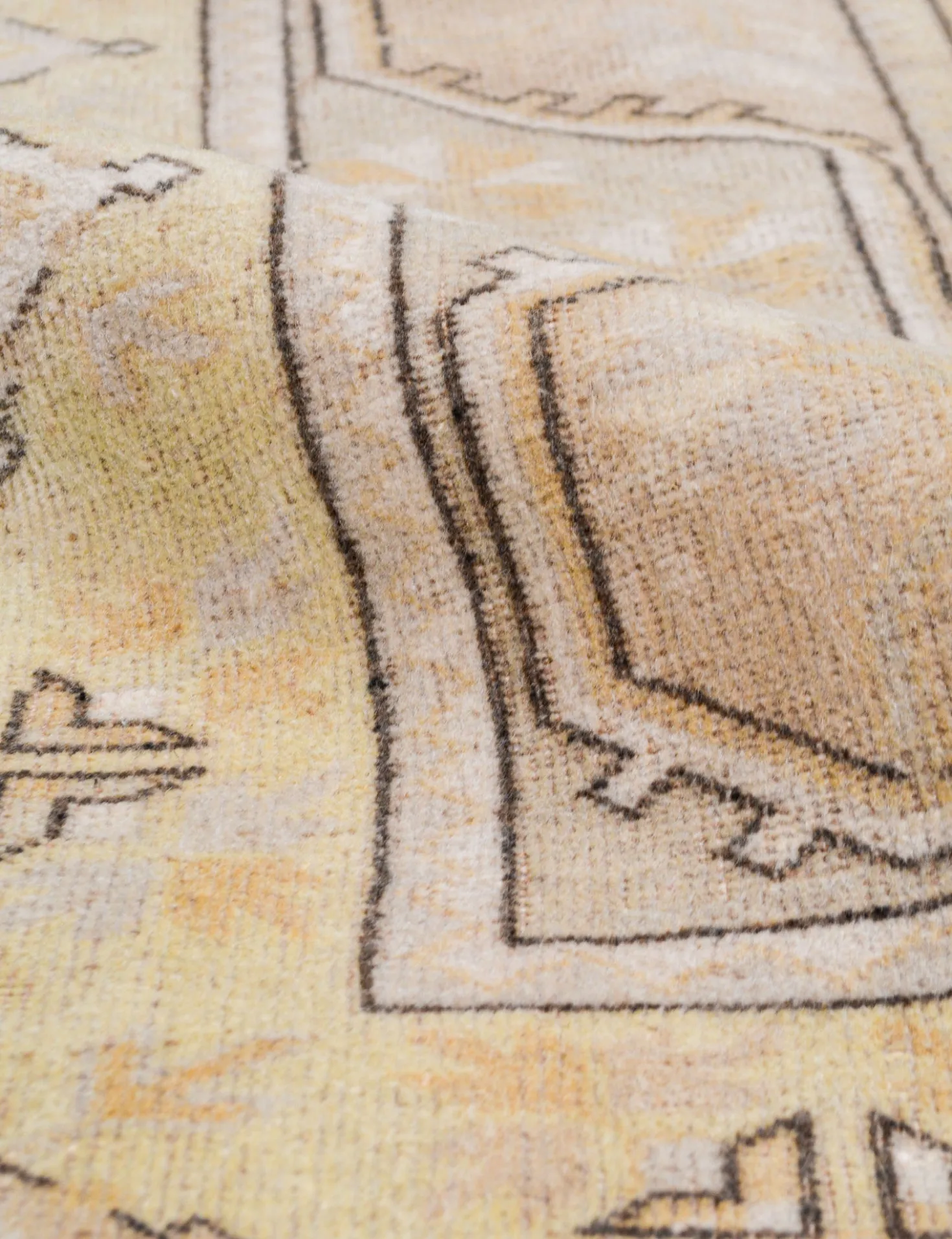 Vintage Turkish Hand-Knotted Wool Rug No. 487, 5' 1" x 7' 10"