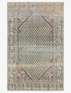 Vintage Turkish Hand-Knotted Wool Rug No. 449, 3'10" x 6'7"