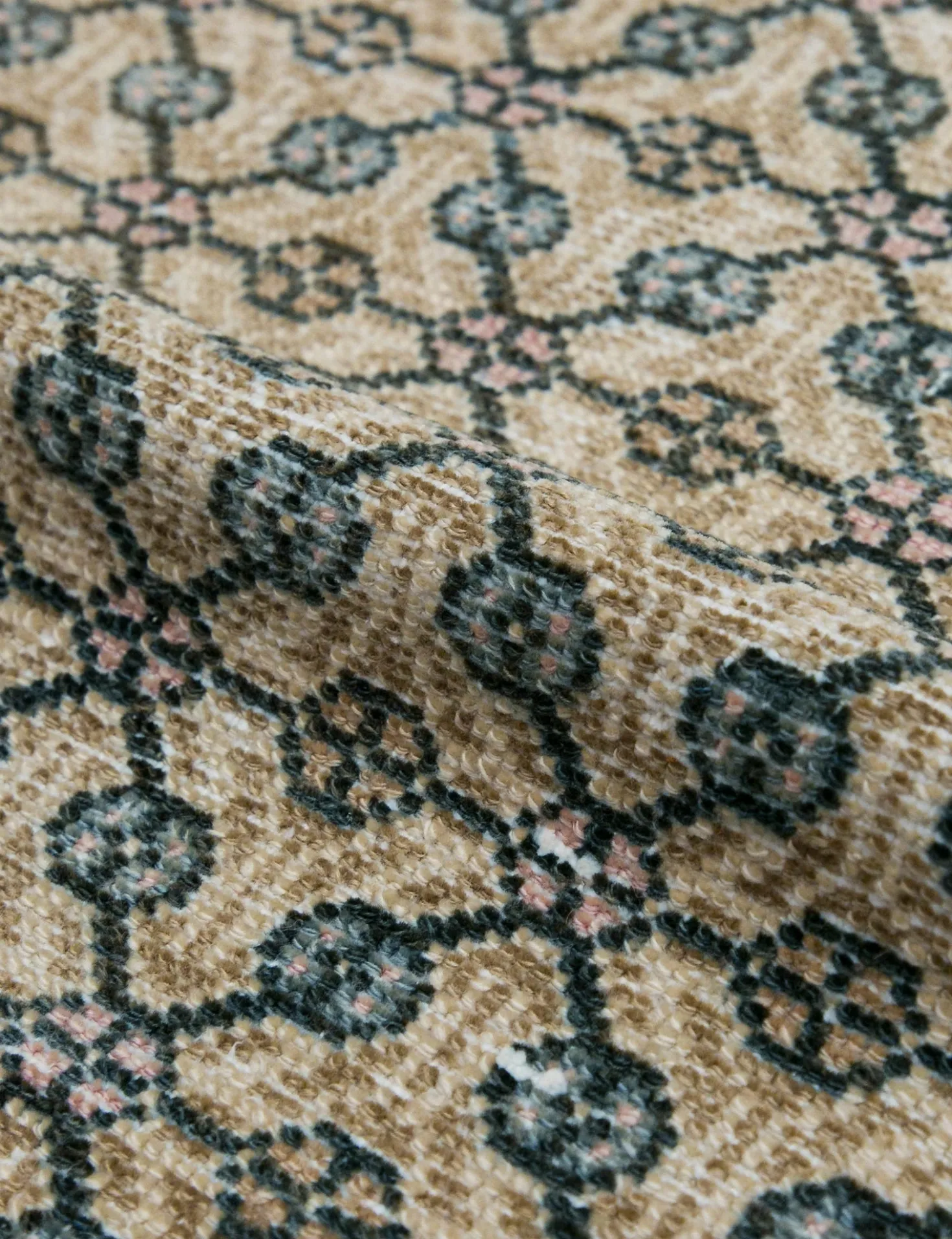 Vintage Turkish Hand-Knotted Wool Rug No. 449, 3'10" x 6'7"