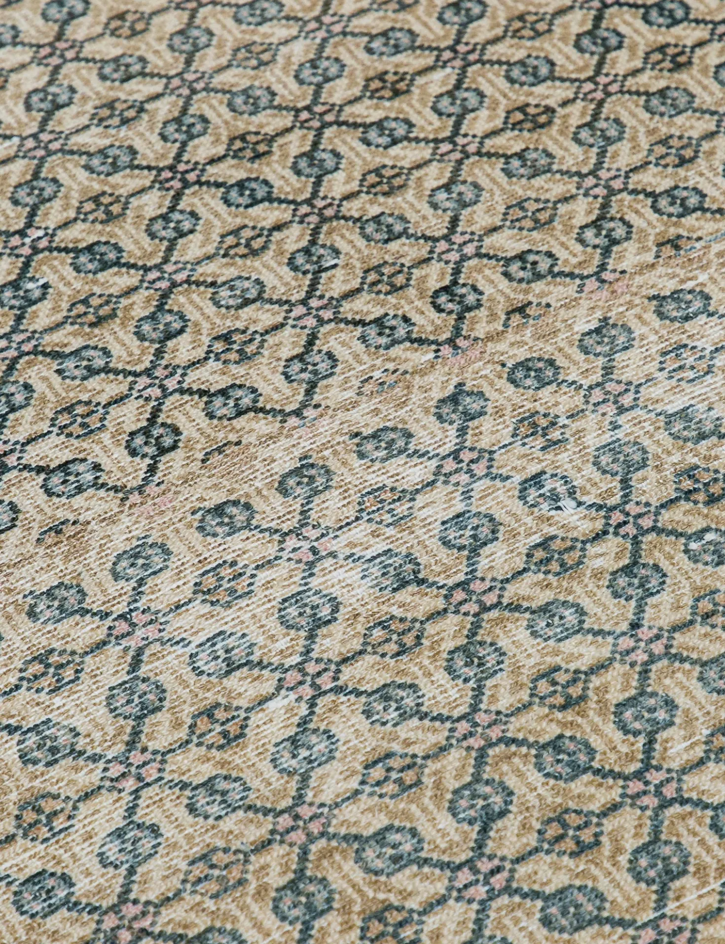 Vintage Turkish Hand-Knotted Wool Rug No. 449, 3'10" x 6'7"