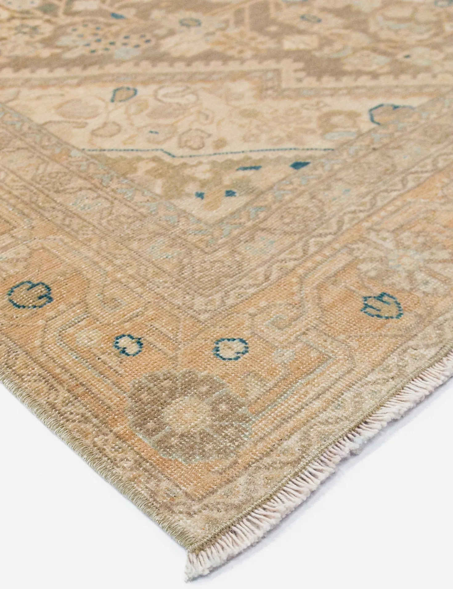 Vintage Turkish Hand-Knotted Wool Rug No. 452, 4' x 6'7"