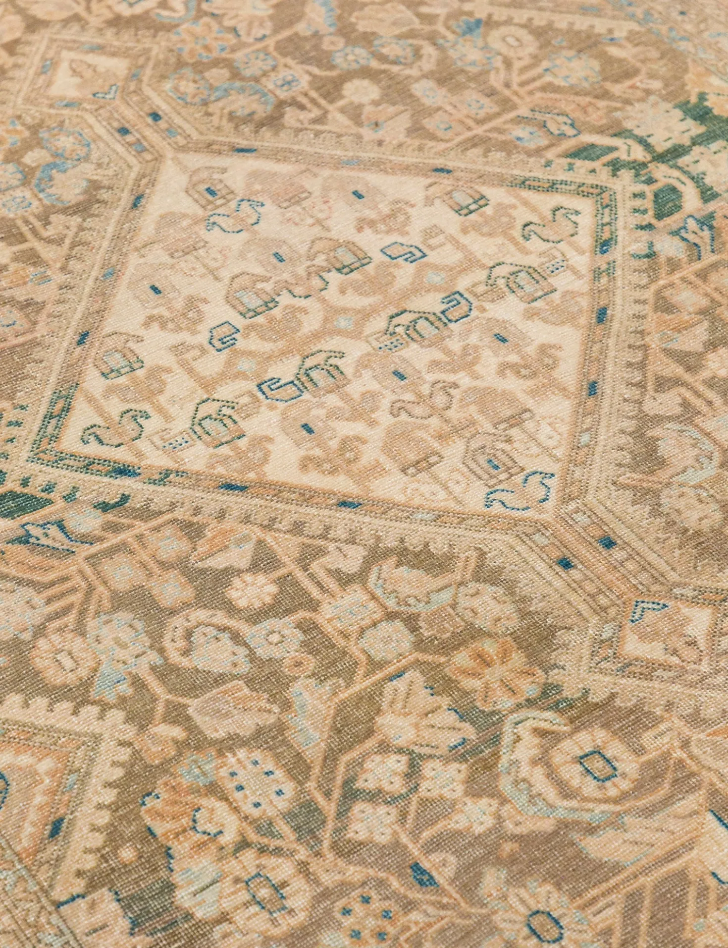 Vintage Turkish Hand-Knotted Wool Rug No. 452, 4' x 6'7"