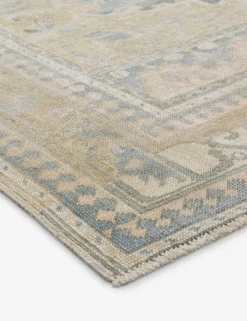 Vintage Turkish Hand-Knotted Wool Rug No. 417, 5'4" x 9'6"