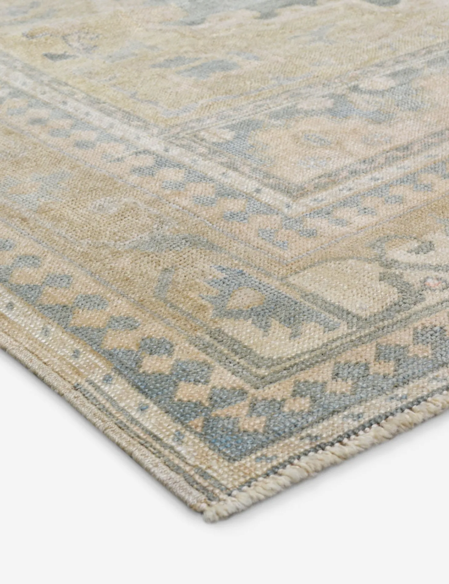 Vintage Turkish Hand-Knotted Wool Rug No. 417, 5'4" x 9'6"