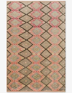 Vintage Turkish Hand-Knotted Wool Rug No. 558, 3'7" x 5'9"