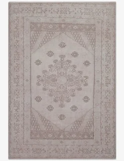 Vintage Turkish Hand-Knotted Wool Rug No. 404, 6' x 8'7"