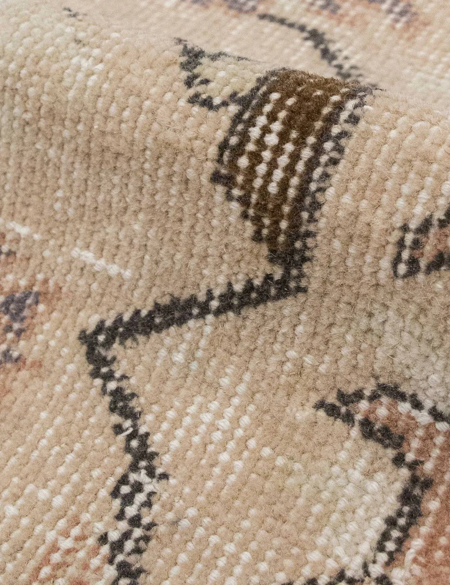 Vintage Turkish Hand-Knotted Wool Rug No. 539, 6'4" x 10'