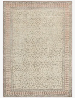 Vintage Turkish Hand-Knotted Wool Rug No. 299, 6'5" x 9'3"