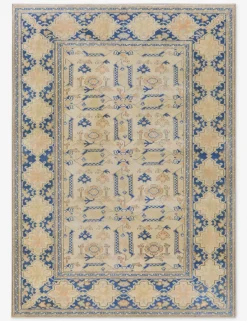 Vintage Turkish Hand-Knotted Wool Rug No. 425, 5' x 6'9"
