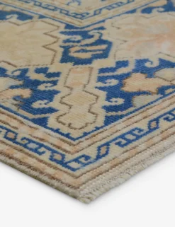 Vintage Turkish Hand-Knotted Wool Rug No. 425, 5' x 6'9"