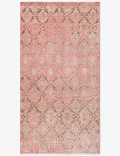 Vintage Turkish Hand-Knotted Wool Rug No. 509, 4' 5" x 8' 2"