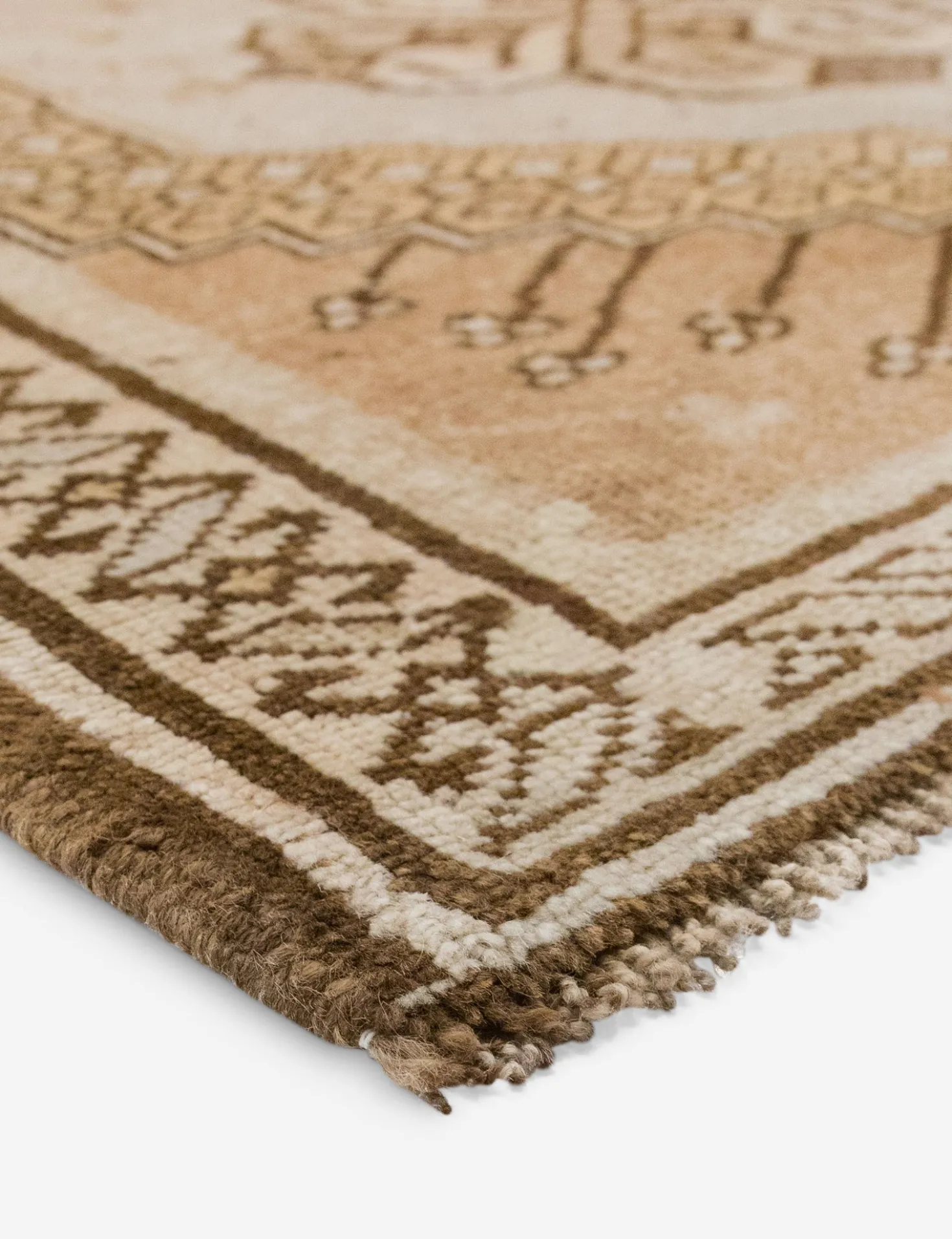 Vintage Turkish Hand-Knotted Wool Runner Rug No. 300, 5'10" x 12'8"