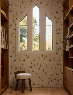 Voi Grasscloth Wallpaper by Sarah Sherman Samuel