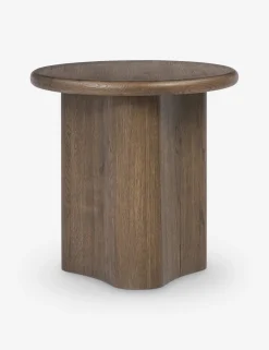 Waylie Large Round Side Table by Amber Lewis x Four Hands