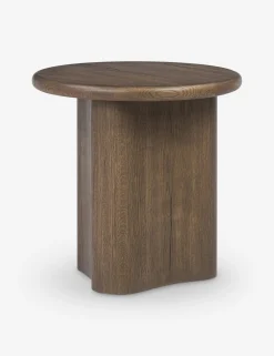 Waylie Large Round Side Table by Amber Lewis x Four Hands