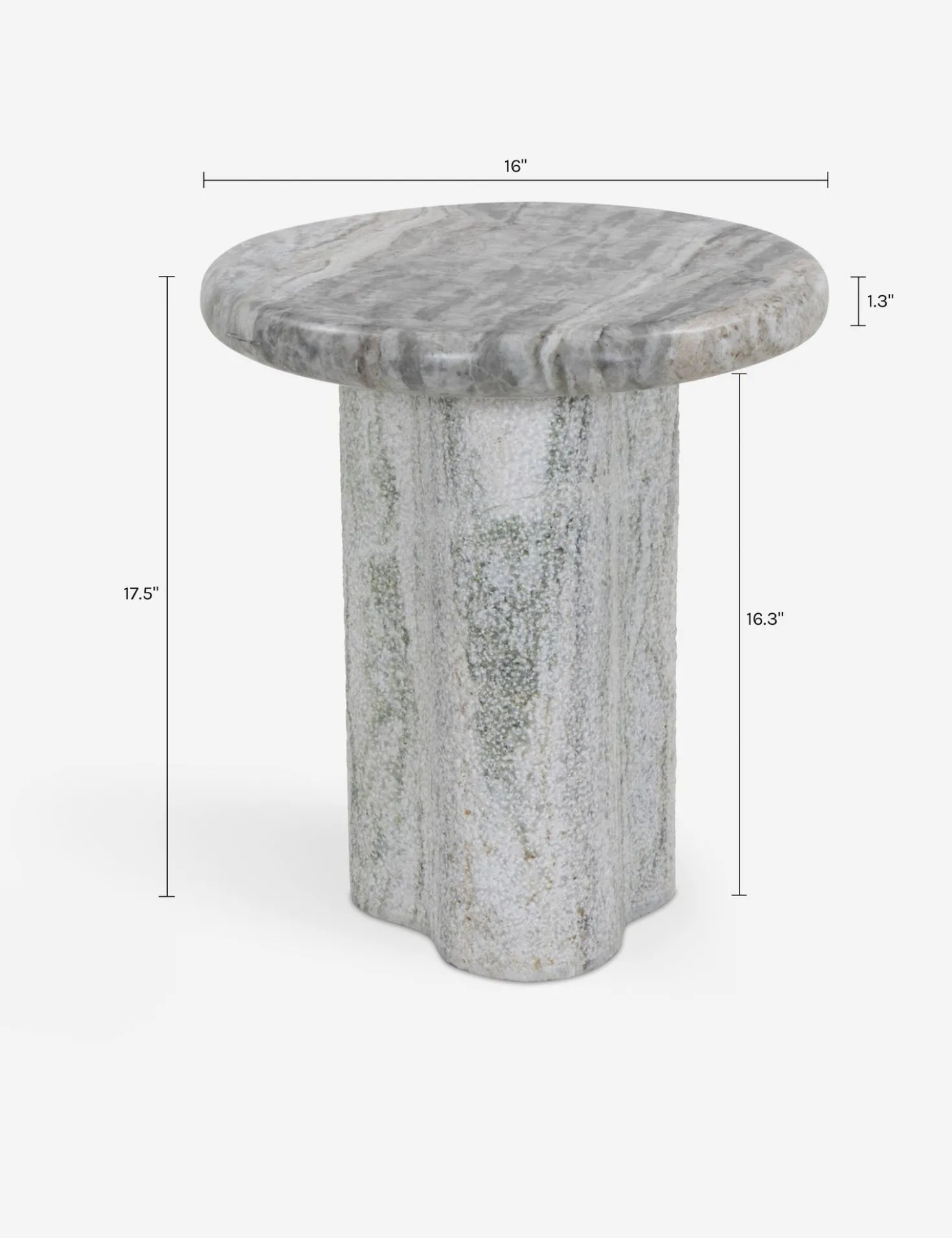 Waylie Small Round Side Table by Amber Lewis x Four Hands