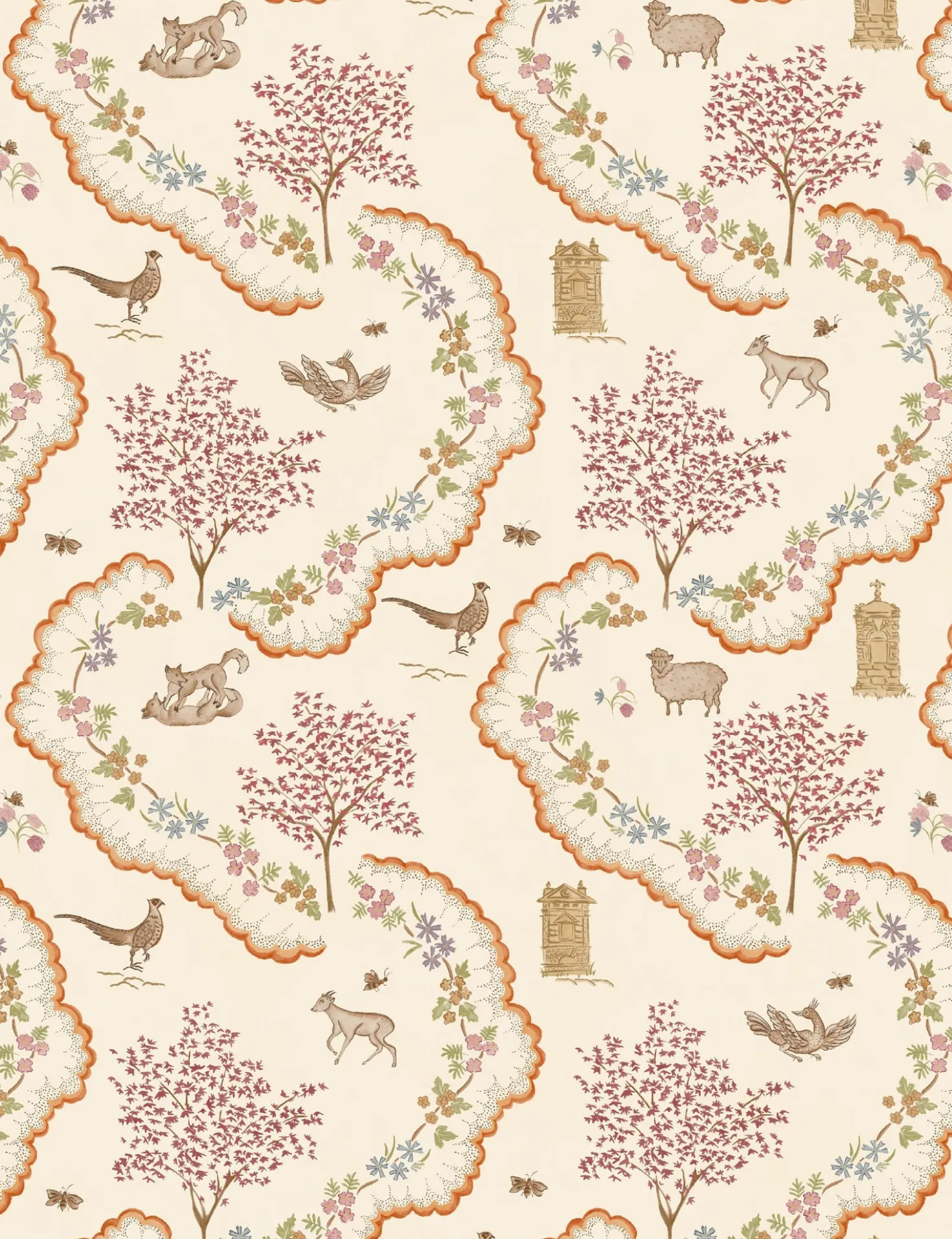 Wildflower Meadow Wallpaper by Sanderson