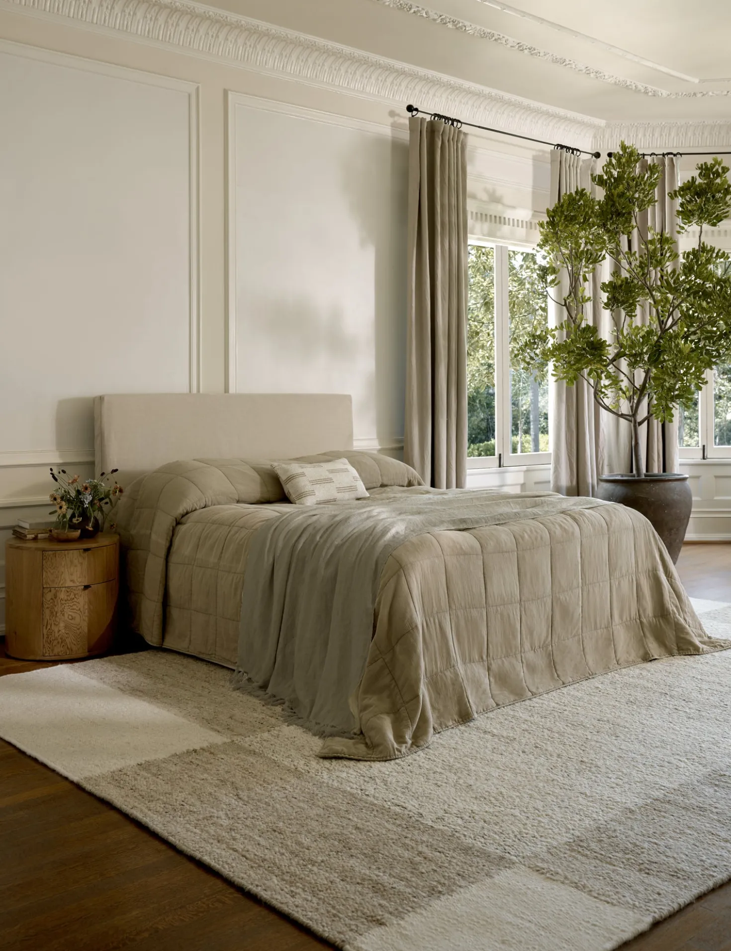 Woburn Handwoven Wool Rug by Jake Arnold